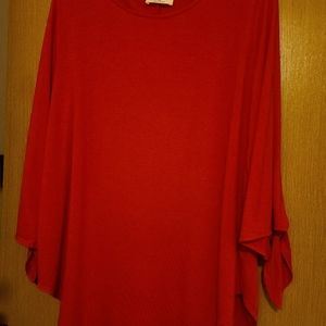 Woman's shirt -- 3/4 length sleeves split sleeves. Size 2X
